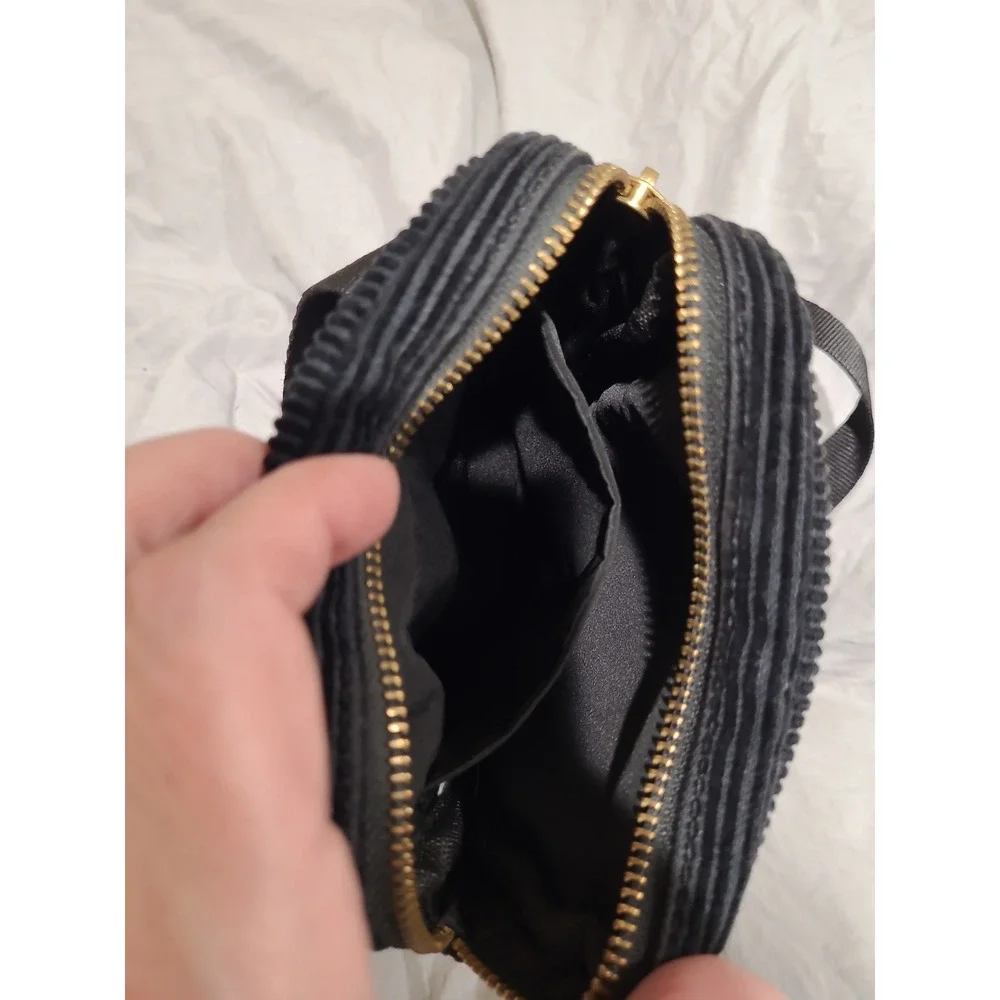 Herschel Cruz Black Corduroy Mini Crossbody Travel Bag Free‎ People adj strap